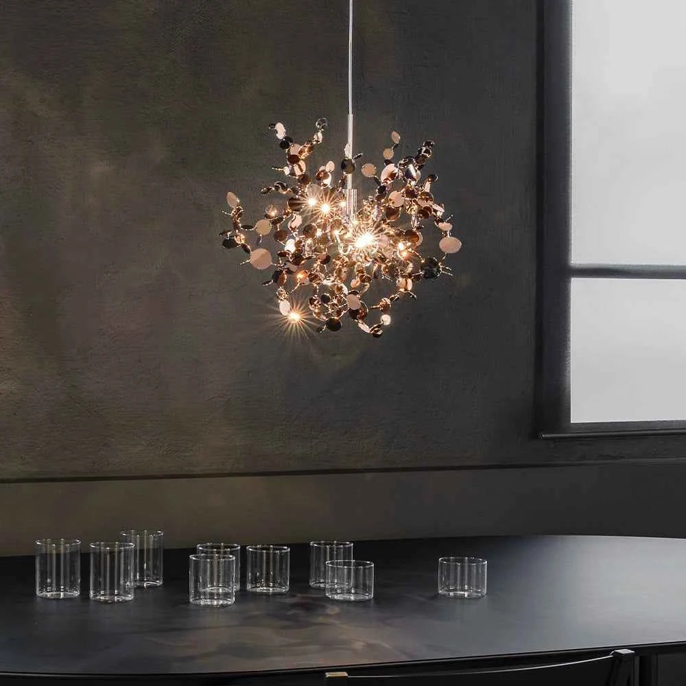 Terzani Argent Suspension Light by Dodo Arslan | Modern Handcrafted Italian Pendant Lamp