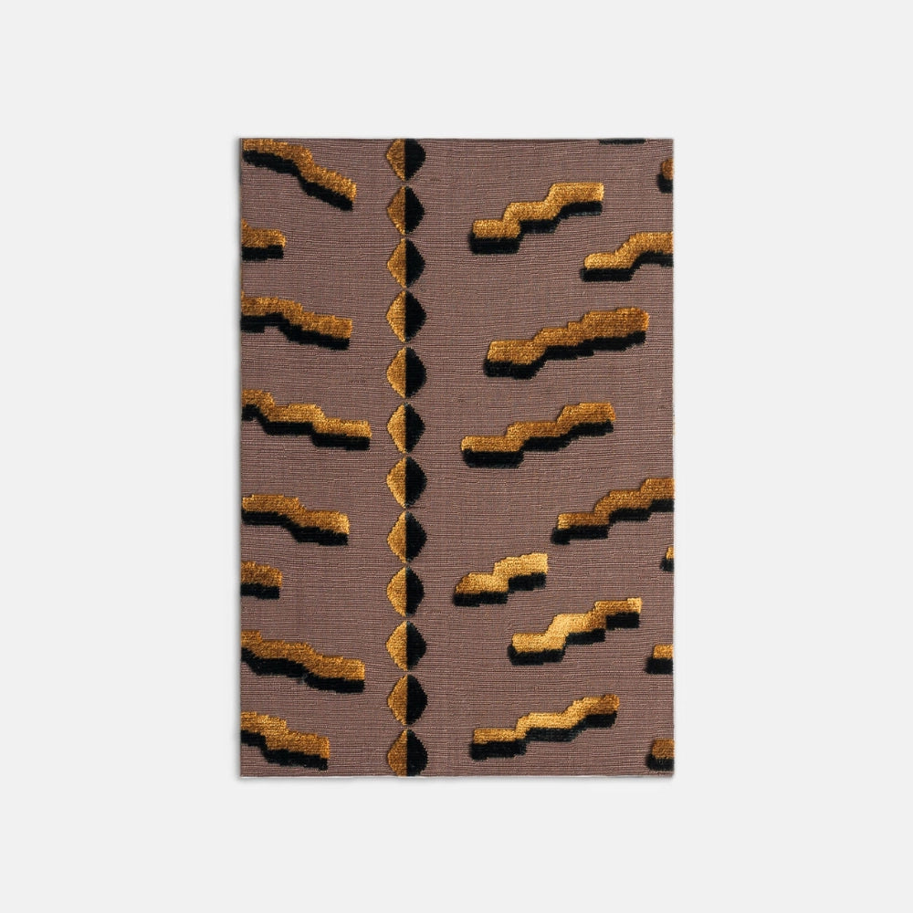 Dedar Milano Tiger Beat Velvet Upholstery & Curtain Fabric | Jacquard Designer Textile