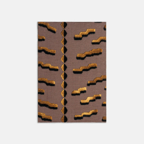Dedar Milano Tiger Beat Velvet Upholstery & Curtain Fabric | Jacquard Designer Textile