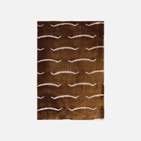 Nouvelles Vagues by Dedar Milano | Luxury Tiger Velvet Upholstery Fabric