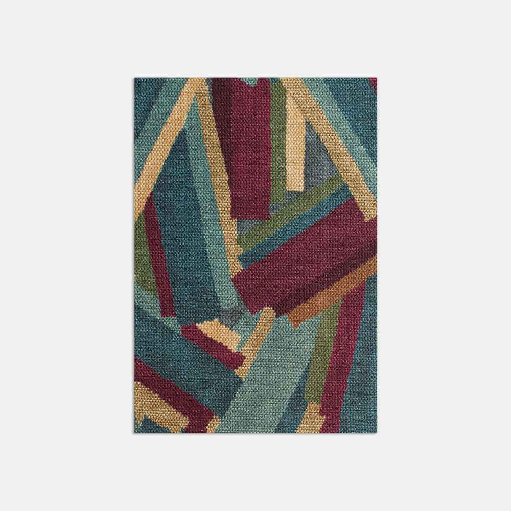 Dedar Milano Beowulf Geometric Tapestry Fabric | Luxury Upholstery  | Dedar Milano at Archideco Interior GalleryTextile