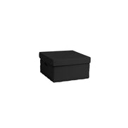 Liscio Storage Basket with Lid in Natural Recycled Leather