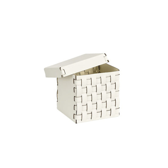 The Bottega Box with a Lid is a compact multifunctional storage accessory designed to keep small essentials and personal items neatly organized. Crafted from natural recycled leather, this elegant storage box combines practical everyday functionality with a refined, contemporary aesthetic, making it suitable for a variety of residential and hospitality interiors.