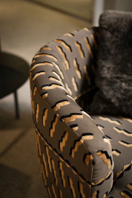 Dedar Milano upholstery and curtain fabric in Archideco Interior Gallery