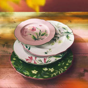 Florenza Malva Decorated Dessert Plate by Ginori 1735