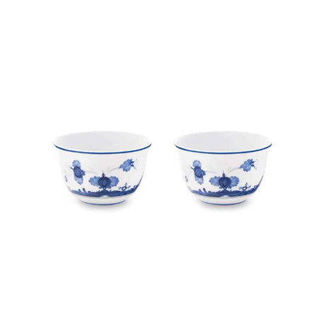 Ginori 1735 Oriente Italiano Indaco Rice Bowls (Set of 2) | Made in Italy