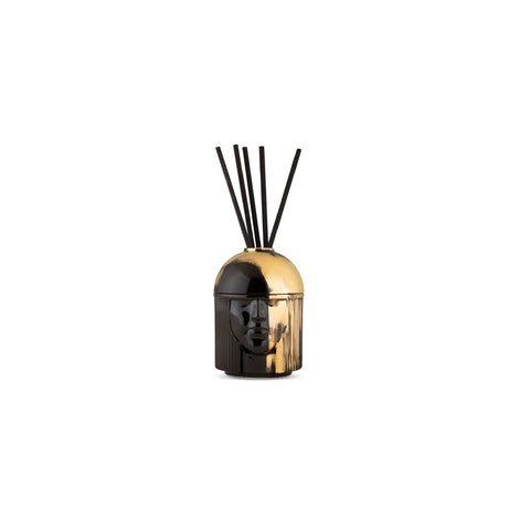 Bring a refined atmosphere to your home with the The Gold Crown 400 ml Room Diffuser, complete with five premium reed sticks for continuous fragrance diffusion. Specially designed to pair with the L'Amazzone (The Amazon) diffuser holder in charcoal and gold, this luxury home fragrance diffuser delivers the signature The Gold Crown scent for up to 120 days.