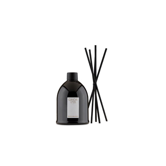 The fragrance opens with refreshing top notes of lemon, raspberry, and saffron, creating a vibrant citrus freshness with a subtle spicy twist. At its heart, rose, geranium, and amber deliver a rich floral composition with warm, sensual character. The scent is completed by sophisticated base notes of woody amber, vanilla, and patchouli, leaving a deep, warm, and captivating fragrance that lingers beautifully throughout your home.