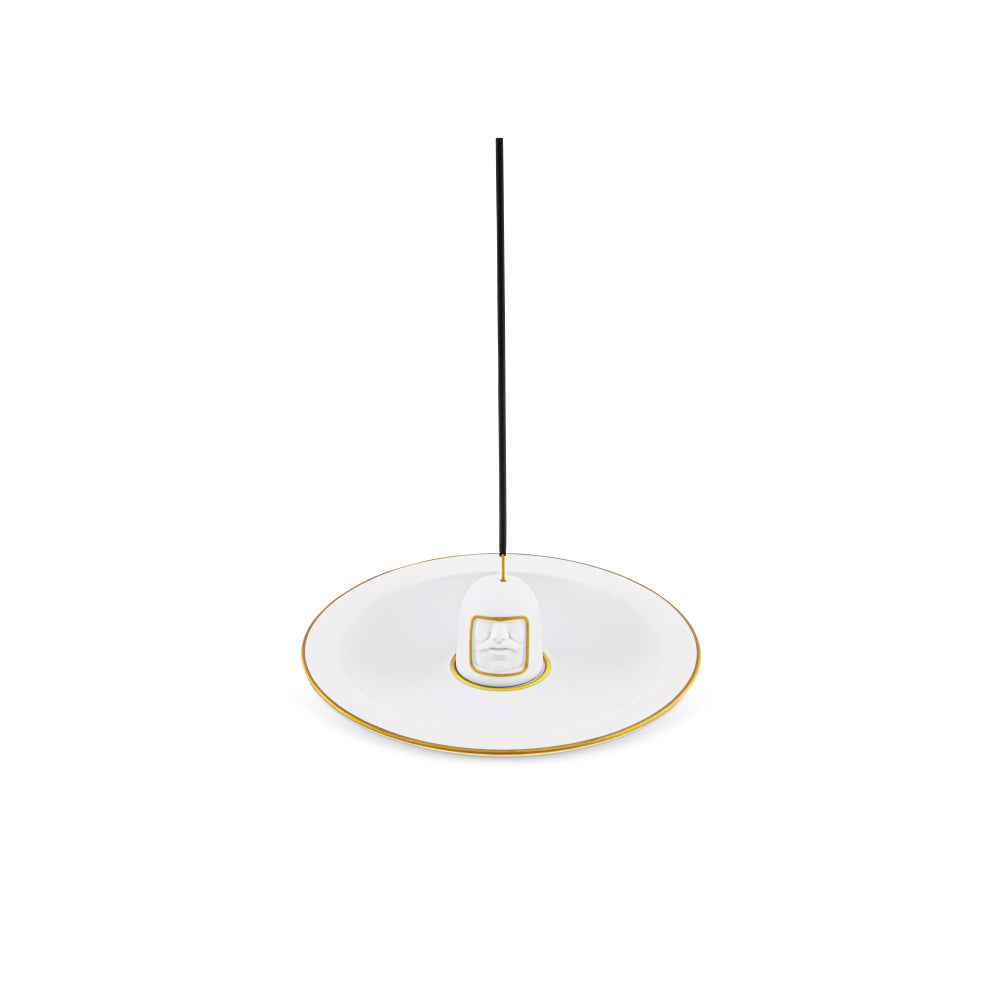 Experience the refined elegance of the Il Frate Pure White Porcelain Incense Burner, an exclusive fragrance accessory from the prestigious LCDC Collection by designer Luca Nichetto. Crafted from fine porcelain, this luxury incense holder combines timeless Italian craftsmanship with contemporary artistic expression, creating a sophisticated addition to any interior.
