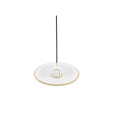 Ginori 1735 Il Frate Pure White porcelain incense burner