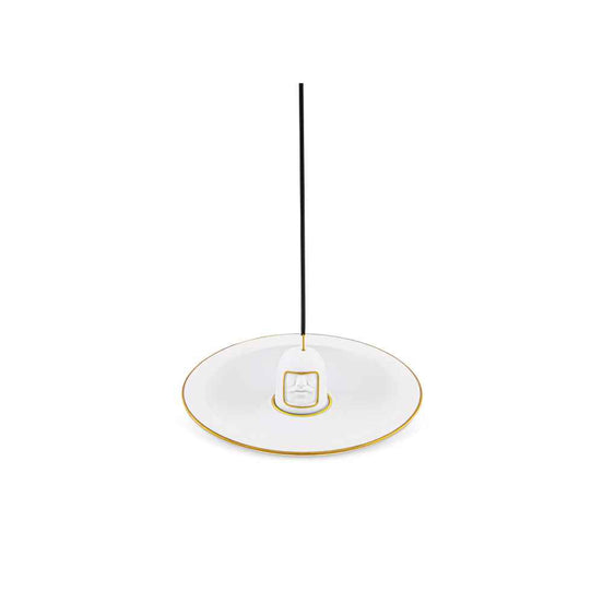 Ginori 1735 Il Frate Pure White porcelain incense burner