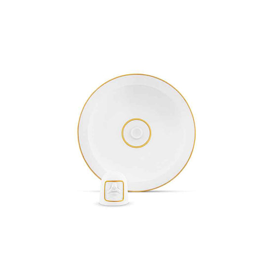 Ginori 1735 Il Frate Pure White porcelain incense burner