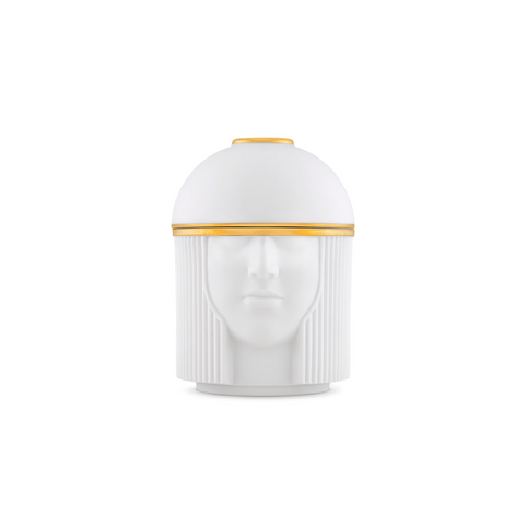 Ginori 1735 L'Amazzone Pure White porcelain diffuser holder at Archideco Interior Gallery