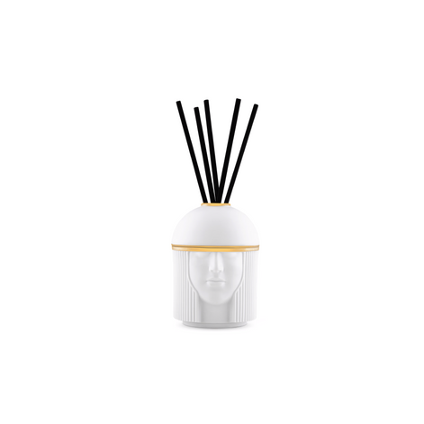 Ginori 1735 L'Amazzone Pure White porcelain diffuser holder at Archideco Interior Gallery