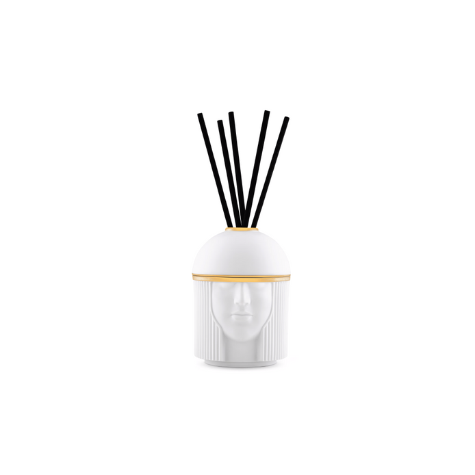 Ginori 1735 L'Amazzone Pure White porcelain diffuser holder at Archideco Interior Gallery