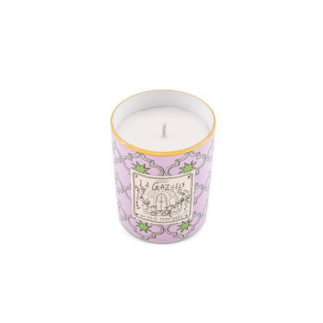 Embark on an imaginary journey to Morocco with the La Gazelle d'Or Scented Candle from the Profumi Luchino Collection by Ginori 1735. Inspired by British artist and designer Luke Edward Hall’s vision of a hidden retreat near the Atlas Mountains, this luxury home fragrance captures the beauty, mystery, and tranquility of Marrakech through an elegant floral and herbaceous scent.