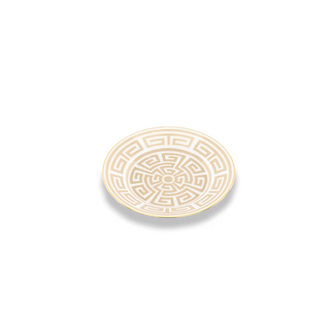 Add a touch of refined Italian elegance to your table with the&nbsp;Labirinto Porcelain Bread Plate by Ginori 1735, a sophisticated piece from the iconic Labirinto Collection designed by Gio Ponti. Crafted from fine Italian porcelain, this luxury bread plate combines timeless craftsmanship, elegant colors, and the unmistakable geometric artistry of one of Italy’s most influential designers.
