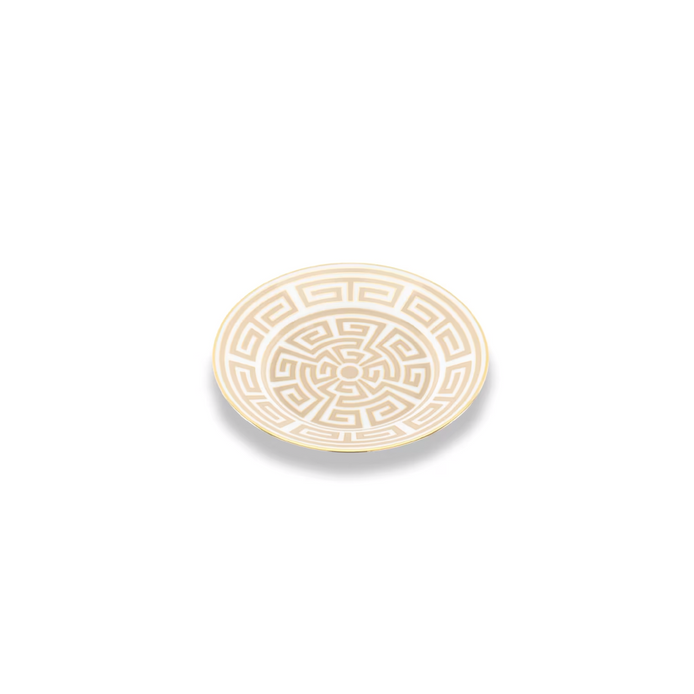 Add a touch of refined Italian elegance to your table with the&nbsp;Labirinto Porcelain Bread Plate by Ginori 1735, a sophisticated piece from the iconic Labirinto Collection designed by Gio Ponti. Crafted from fine Italian porcelain, this luxury bread plate combines timeless craftsmanship, elegant colors, and the unmistakable geometric artistry of one of Italy’s most influential designers.