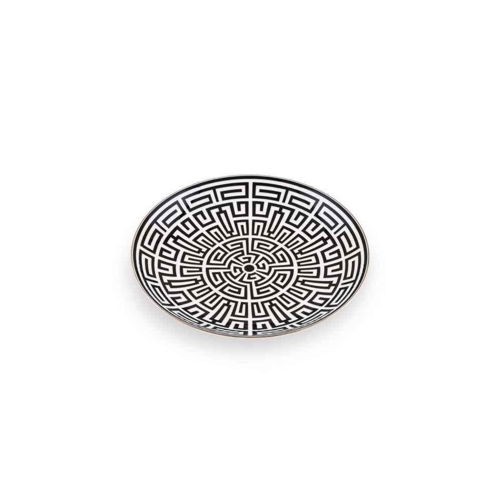 Ginori 1735 Labirinto Centerpiece – Nero