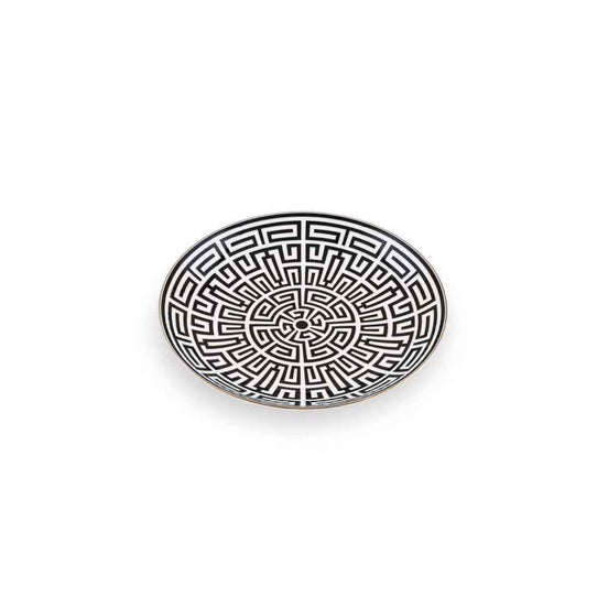 Ginori 1735 Labirinto Centerpiece – Nero