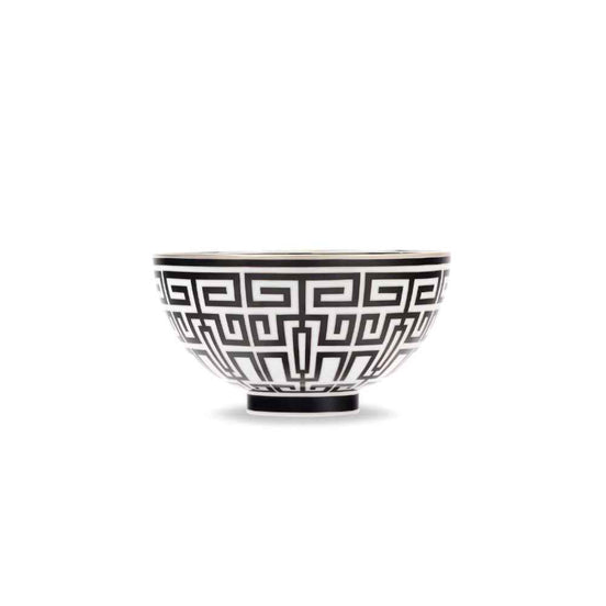 Ginori 1735 Labirinto Gio Ponti Bowl – Nero