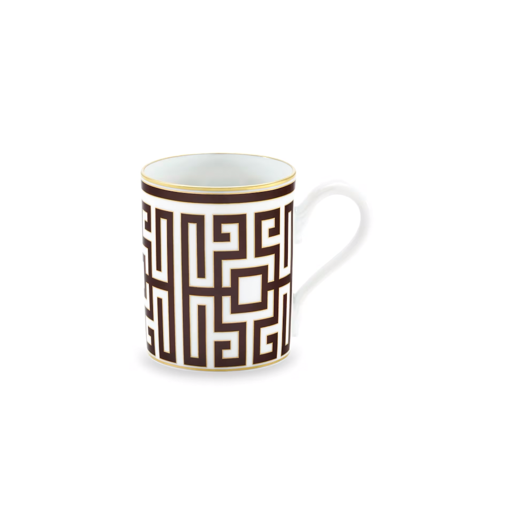 Transform your everyday coffee and tea moments into a refined design experience with the&nbsp;Labirinto Porcelain Mug by Ginori 1735, an elegant creation from the iconic Labirinto Collection designed by Gio Ponti. Crafted from fine Italian porcelain, this luxury mug combines sophisticated aesthetics, exceptional craftsmanship, and timeless geometric design.