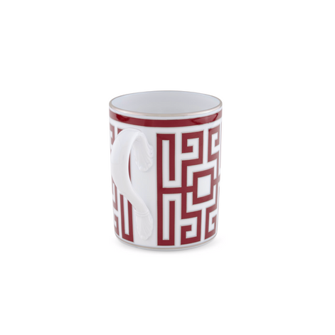 Enjoy every coffee or tea in timeless Italian style with the&nbsp;Labirinto Porcelain Mug by Ginori 1735, an elegant piece from the iconic Labirinto Collection designed by Gio Ponti. Expertly crafted from fine Italian porcelain, this luxury mug combines exceptional craftsmanship with bold geometric design, making it a sophisticated addition to any table or kitchen.