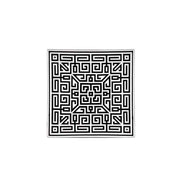 Ginori 1735 Labirinto Square Centerpiece – Nero