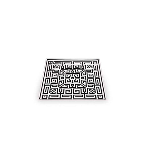 Ginori 1735 Labirinto Square Centerpiece – Nero