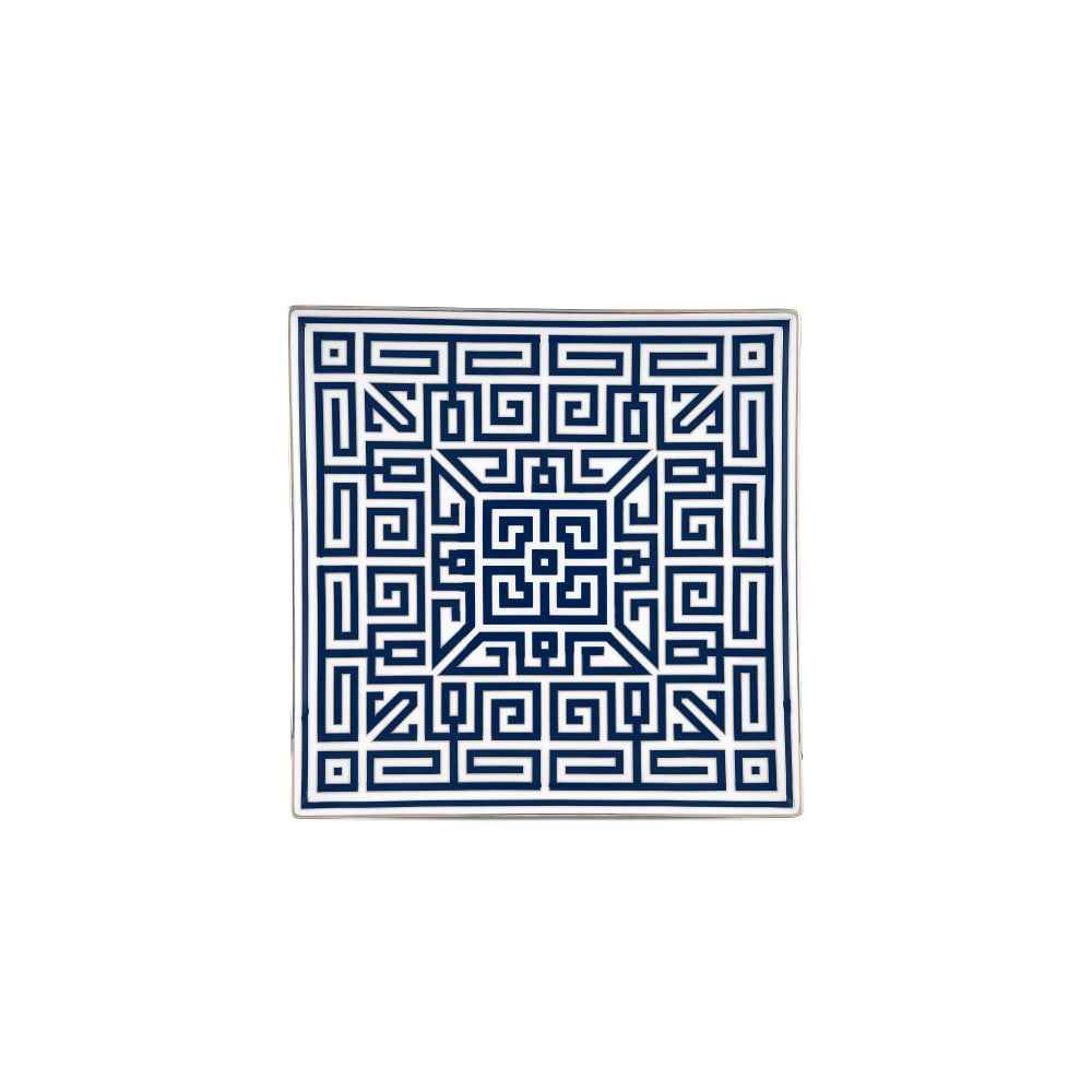 Ginori 1735 Labirinto Square Centerpiece – Zaffiro