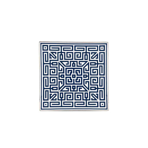Ginori 1735 Labirinto Square Centerpiece – Zaffiro