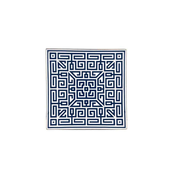 Ginori 1735 Labirinto Square Centerpiece – Zaffiro
