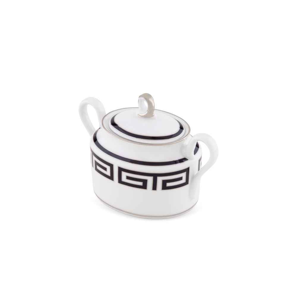 Ginori 1735 Labirinto Sugar Bowl – Nero