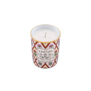 Transport your senses to the royal palaces of Rajasthan with the Rajathra Palace Scented Candle from the Profumi Luchino Collection by Ginori 1735. Inspired by one of the imaginary destinations cherished by British artist and designer Luke Edward Hall, this luxury home fragrance captures the elegance, mystery, and opulence of refined oriental interiors.
