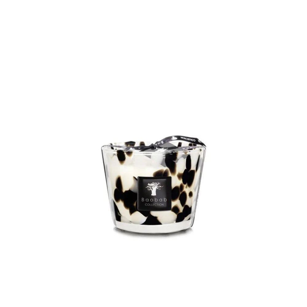 Scented Candle Pearls Black