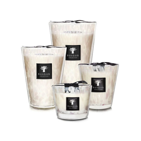 Scented Candle Pearls White