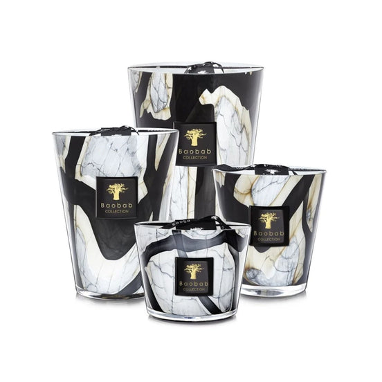 Scented Candle Stones Marble