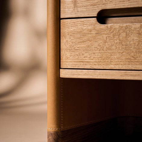 The Jacques Chest of Drawers by Medea 1905, designed as part of the Tara Bernerd for Medea 1905 Collection, combines a clean architectural silhouette with luxurious materials and carefully considered functional details.