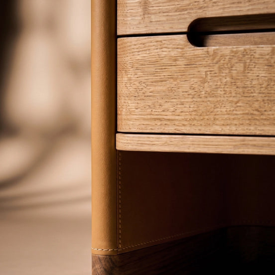 The Jacques Chest of Drawers by Medea 1905, designed as part of the Tara Bernerd for Medea 1905 Collection, combines a clean architectural silhouette with luxurious materials and carefully considered functional details.