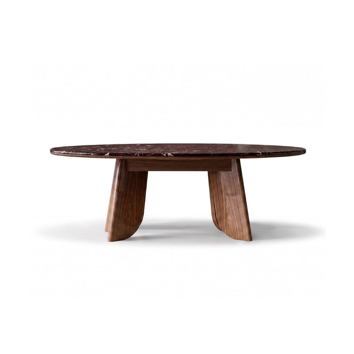 The Maximus Table by Medea 1905, designed as part of the Tara Bernerd for Medea 1905 Collection, combines generous proportions with refined material contrasts and a distinctive architectural character.