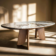 The Maximus Table by Medea 1905, designed as part of the Tara Bernerd for Medea 1905 Collection, combines generous proportions with refined material contrasts and a distinctive architectural character.