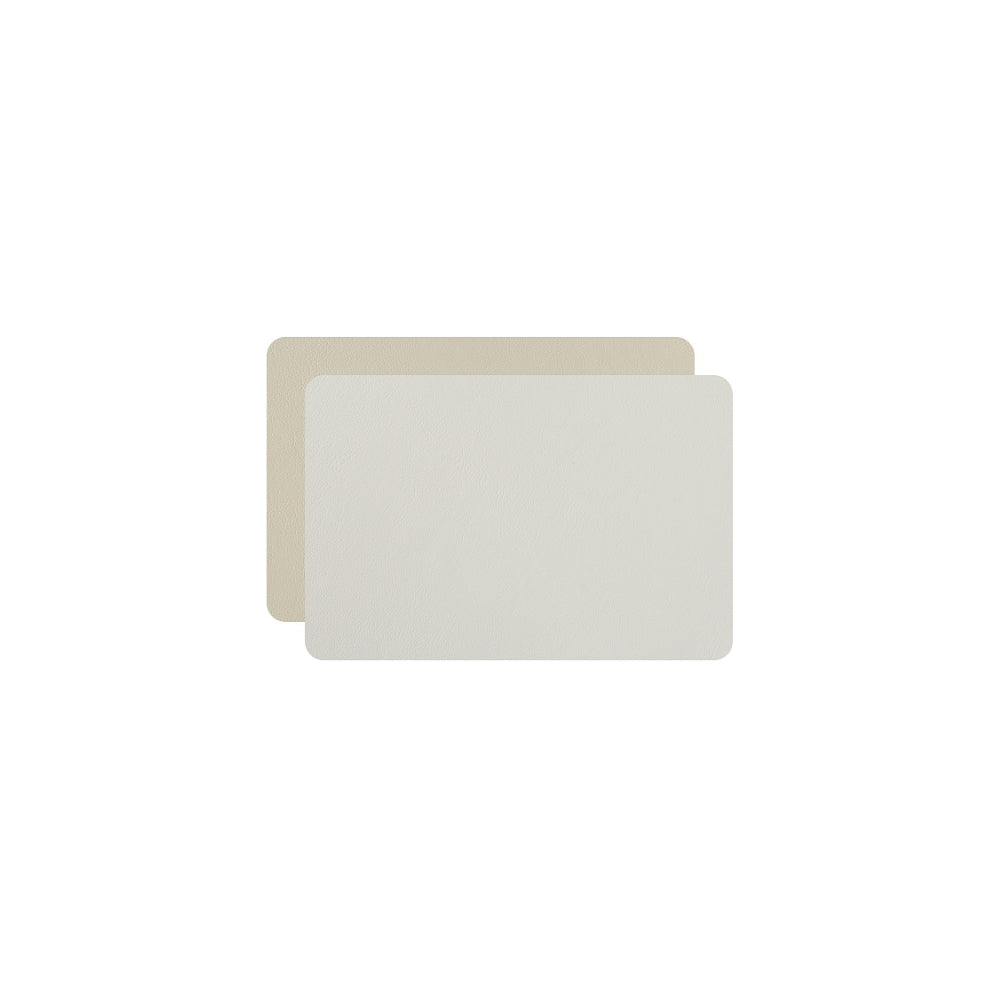 The Placemat Rectangular is a practical and refined table accessory designed as a stylish alternative to a traditional tablecloth. Made from natural recycled leather, it combines everyday functionality with a clean, contemporary aesthetic, creating an elegant foundation for modern table settings.
