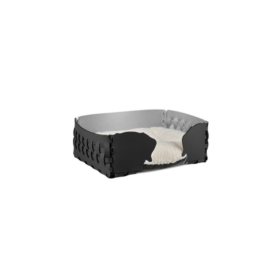 The Dog Basket is a comfortable and refined pet accessory designed to provide your dog with proper, restful sleep in every season. Made from natural recycled leather, it combines a cozy basket form with a clean, contemporary aesthetic, creating an inviting resting spot that blends elegantly into the home.