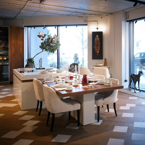 TM Italia Island with integrated appliances at Archideco Interior Gallery