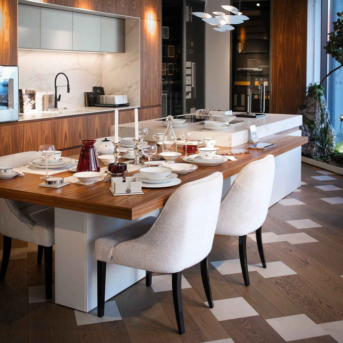 TM Italia Island with integrated appliances at Archideco Interior Gallery