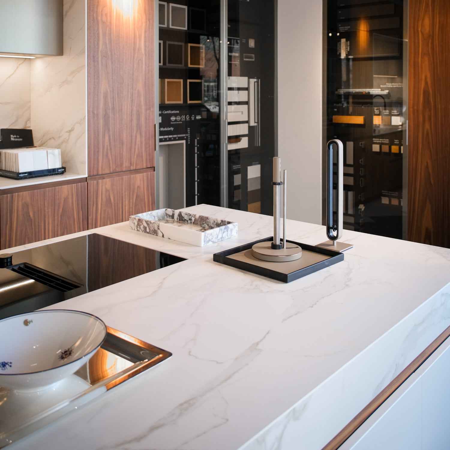 TM Italia Island with integrated appliances at Archideco Interior Gallery