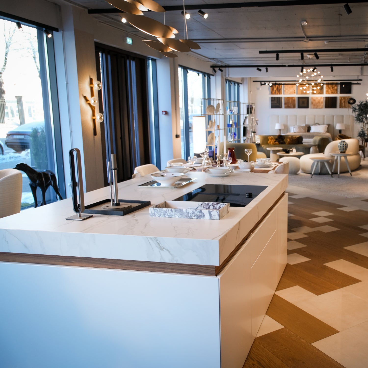 TM Italia custom made kitchen at Archideco Interior Gallery