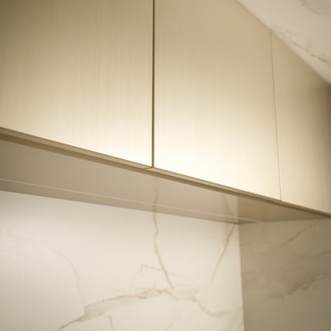 TM Italia Kitchen + Island with integrated appliances at Archideco Interior Gallery