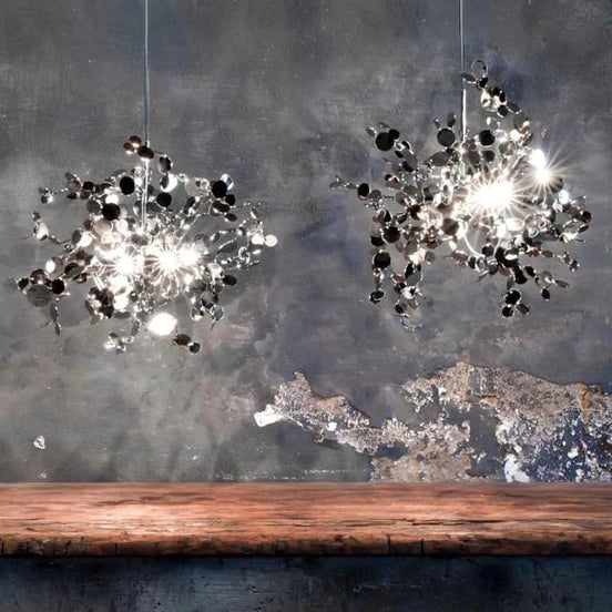 Terzani Argent Suspension Light by Dodo Arslan | Modern Handcrafted Italian Pendant Lamp