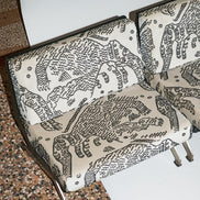 Dedar Milano Tiger Mountain Velvet Upholstery & Curtain Fabric | Luxury Jacquard Textile